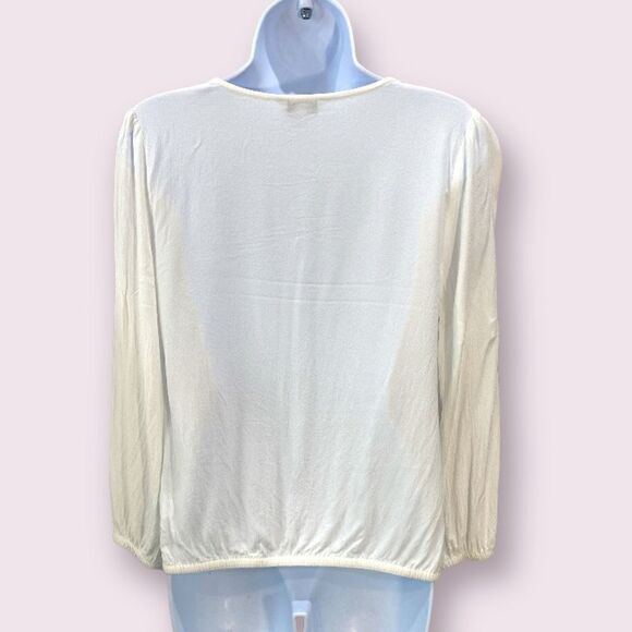 Empress V-Neck Lace Long Sleeve Blouse Size Small - Picture 3 of 12